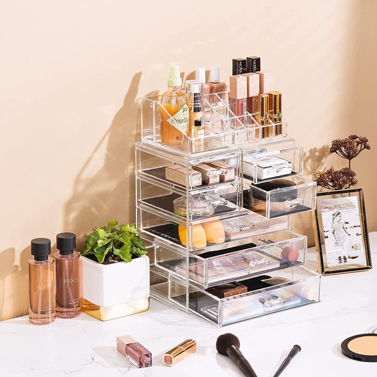 Elizabeth Marie Acrylic 7 Compartment Makeup Organizer